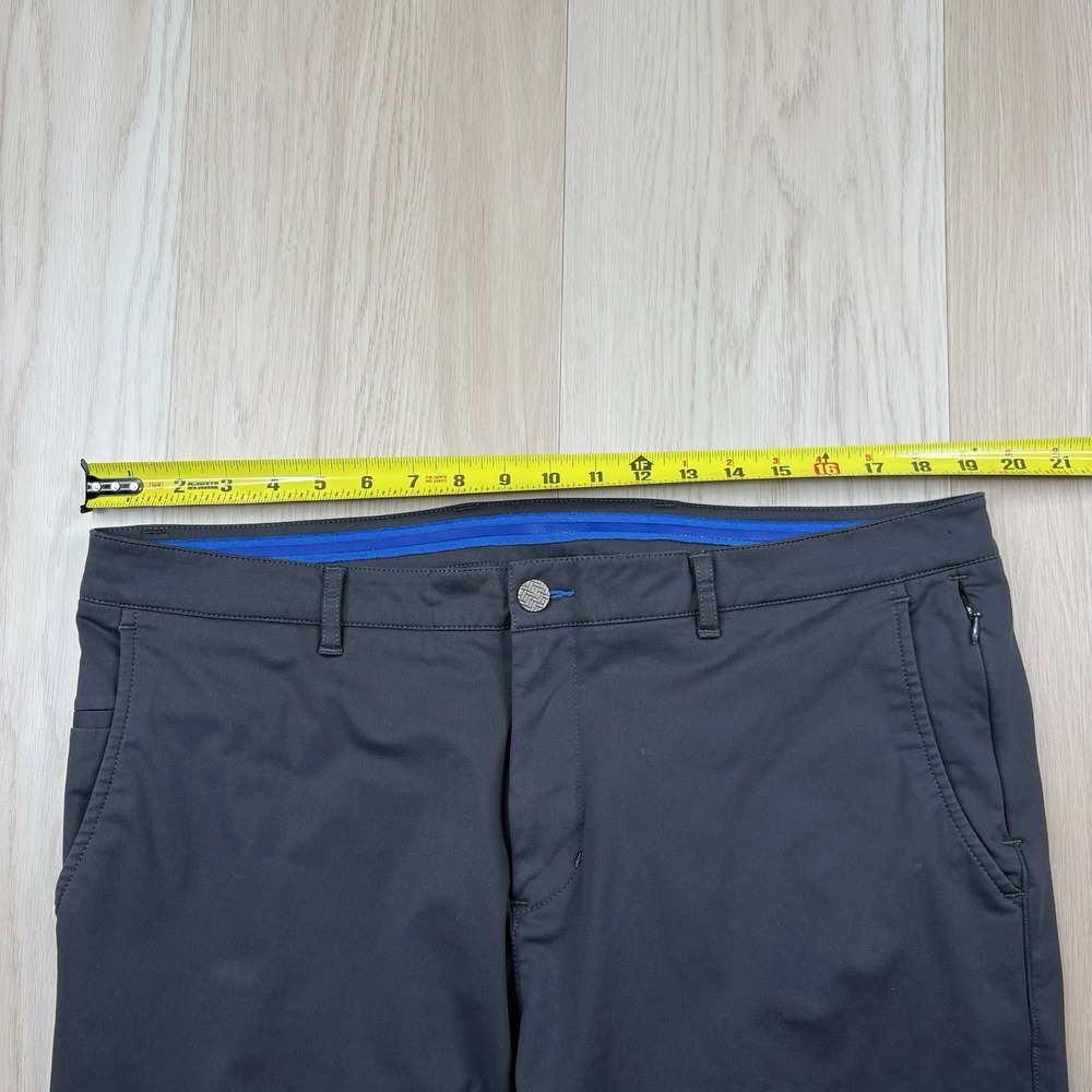 Twillory Tailored Fit Stretch Performance Casual Pants Gray Mens Size 38x30 - Picture 7 of 12
